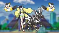 Nimbasa City Gym Leader Elesa's team that you face in the game (Image via TPC)